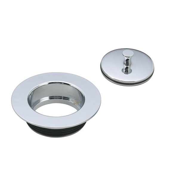 Westbrass Universal Replacement Disposal Flange and Stopper Polished Chrome D212-26